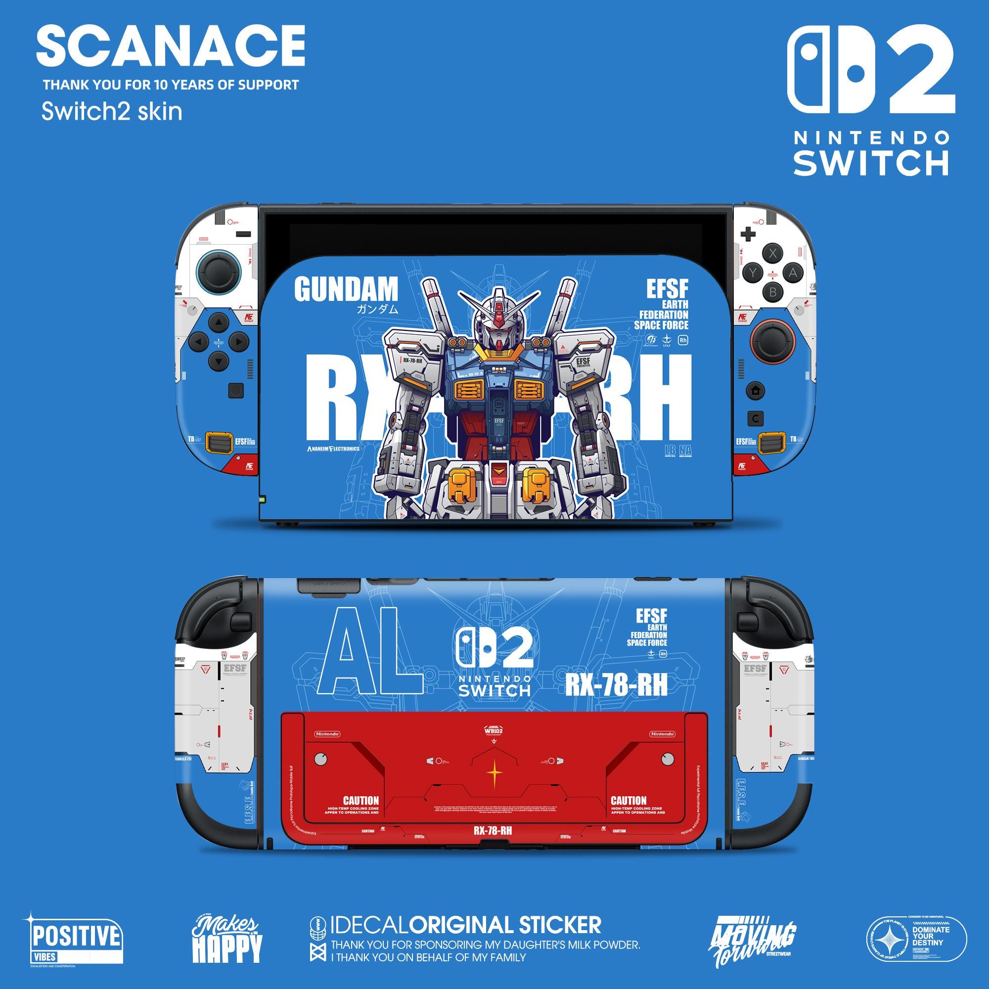 Skins for New Nintendo Switch OLED Skins Full Set of 4 Skins