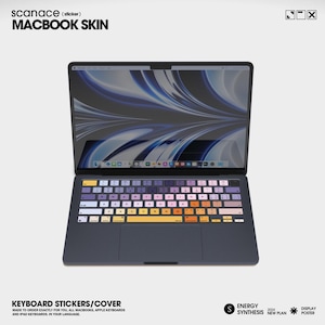 The color of the universe keyboard cover for Macbook Pro and air Decal for Apple Laptop 2024Macbook Pro13.3/Pro14 2024Macbook Air15 M4