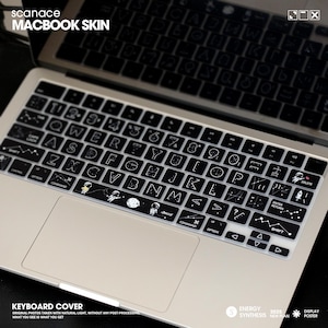 constellation Keyboard sticker/cover for Macbook Pro and air Decal for Apple M2AIR13 Laptop 2022Macbook Pro ipad11/12 Magic Keyboard