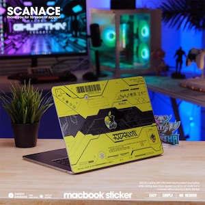 Cyberpunk MacBook Decal: Matte Protective Vinyl Skin Compatible with all MacBook Air 13" M5 2025 Pro 13 14 16 M4 2026 Cover image 11