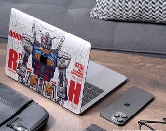 EFSF GUNDAM Macbook Decals 2022Macbook M4 Macbook Skins Macbook Cover Vinyl Decal for Apple Laptop Macbook Pro/Air15 No glue residue left