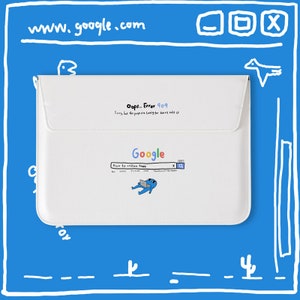 hand-drawn laptop bag Artificial leather Suitable for 13-inch MacBook It can also become a stand