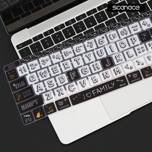 Retro Blackboard Keyboard Sticker/cover for Apple Laptop Etsy