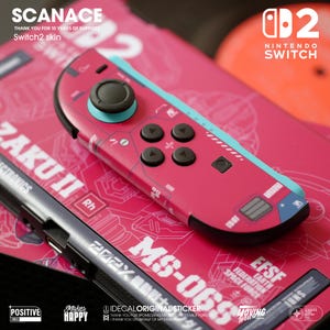Mecha style Skins for Nintendo switch2 skins joycon stickers Home game console NS2 decal Hand drawn lines