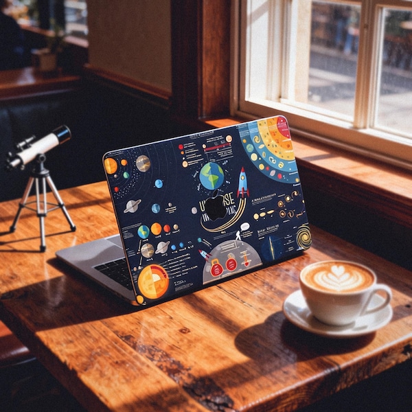 Analyzing the Universe Macbook Skin Vinyl Decalfor MacBook Air 11/13/15, MacBook Pro 13/14/15/16, Ret 13/15, M1 M2 M3 M4 skin Protective