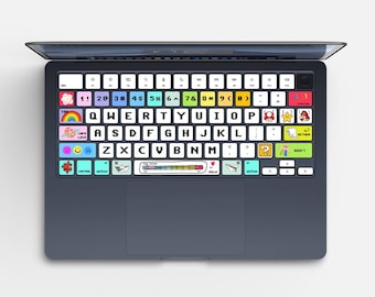 レインボー MacBook キーボード ノートパソコン用ステッカー