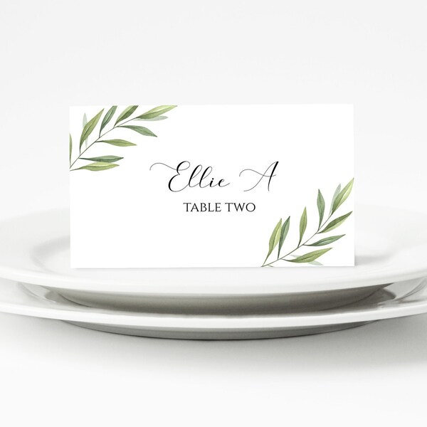 Wedding Place Cards With Meal Choice Etsy