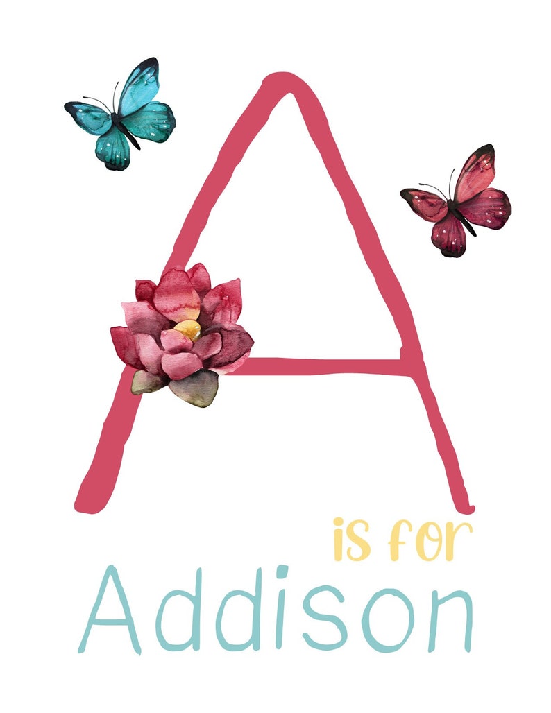 Personalized Baby Girl Dinosaur Nursery Children's Décor Etsy