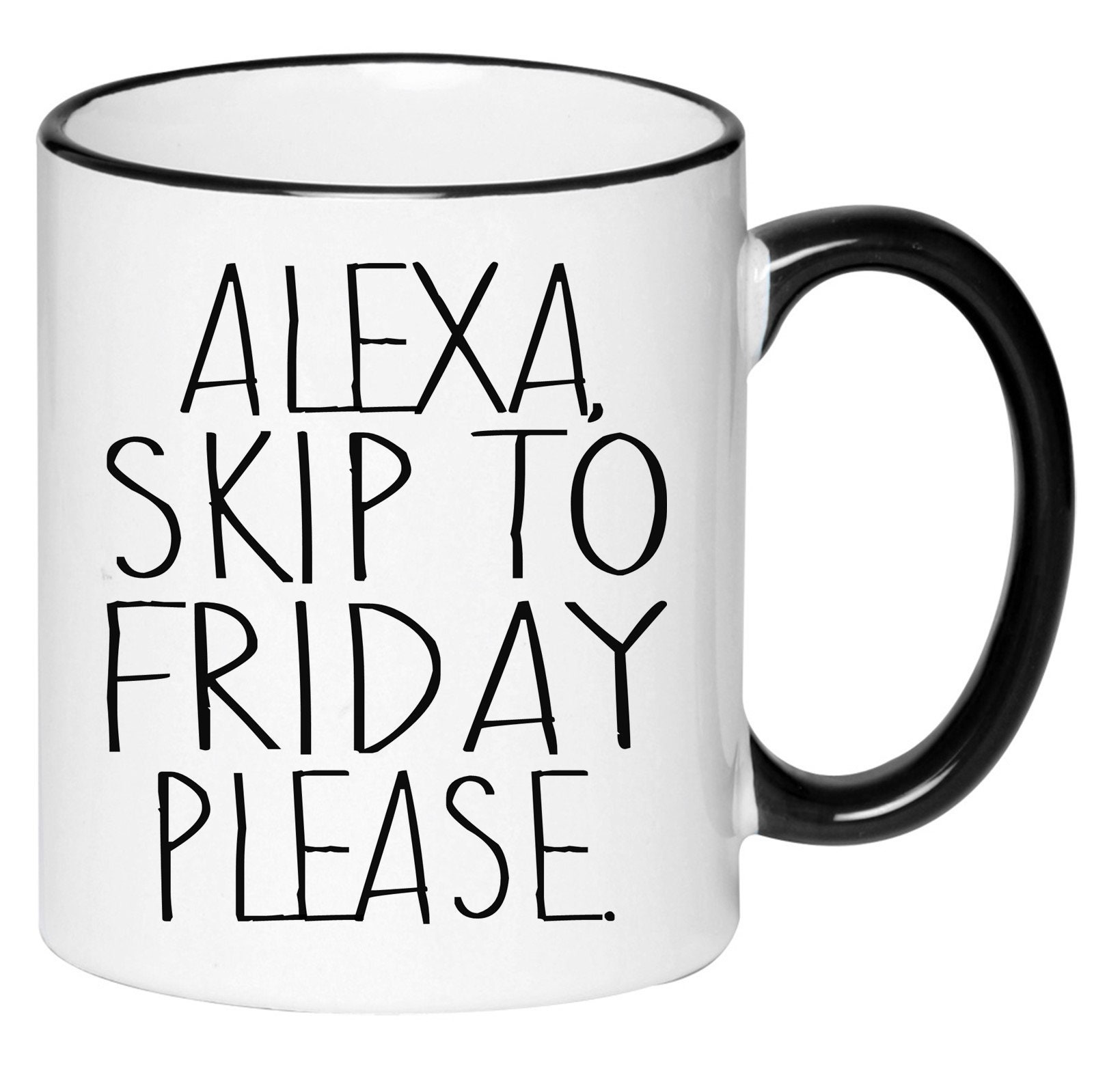 Alexa Skip Al Viernes Por Favor Divertida Linda Granja Etsy 