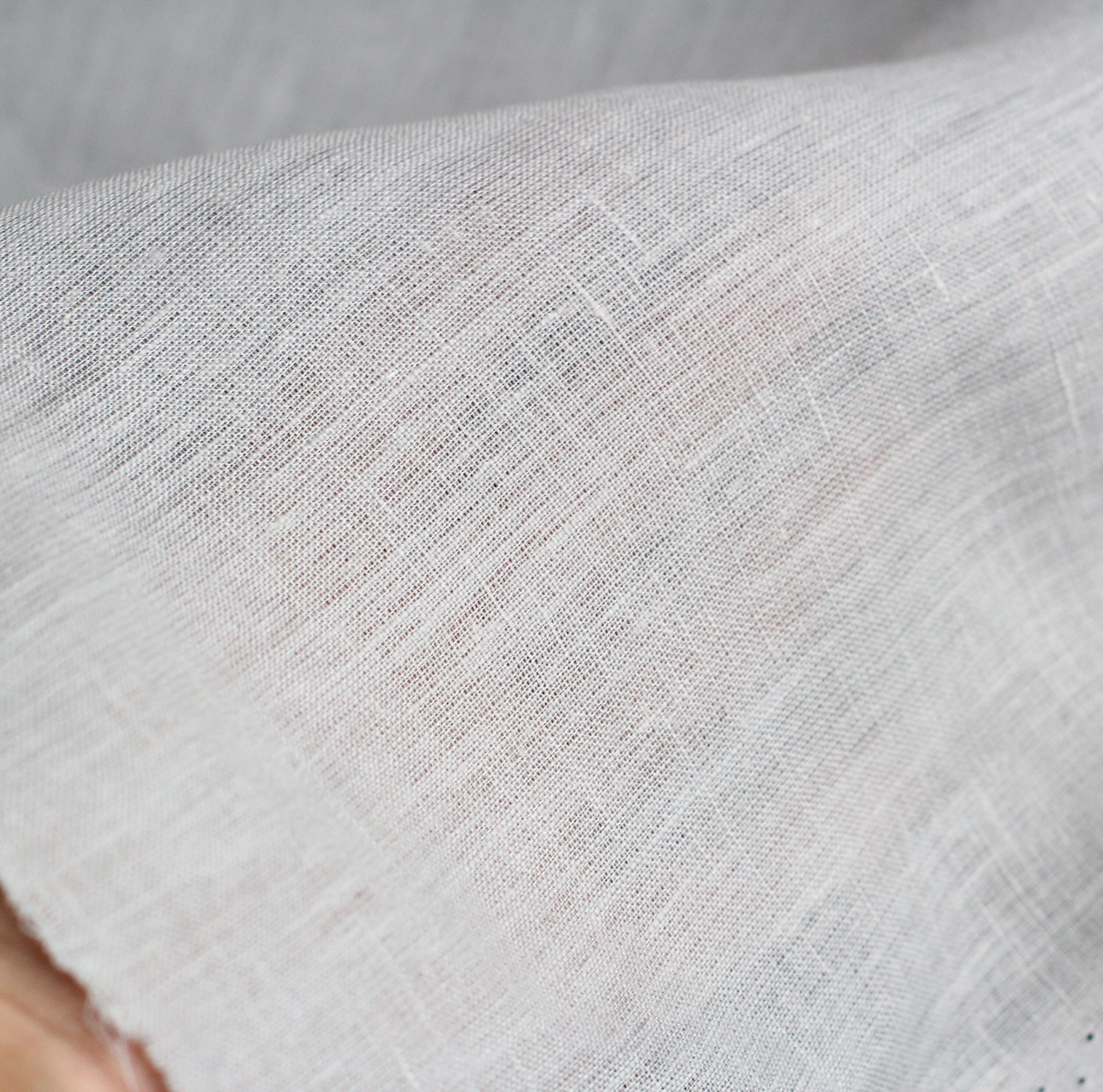 Extra wide linen fabric 260 cm/ 102 Light Gray linen | Etsy