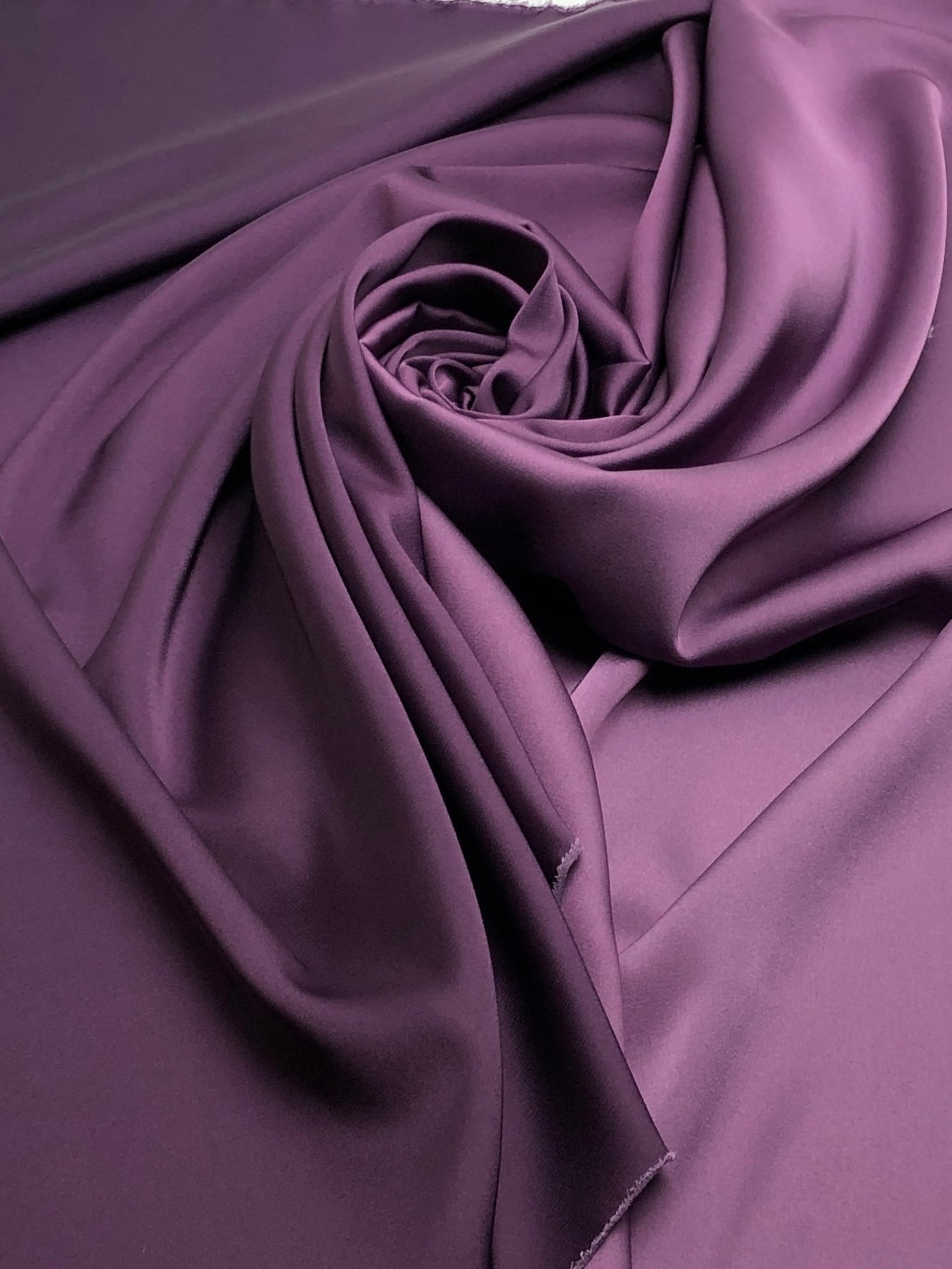 Lilac Ombre Silk satin fabric by the yard Wholesale Silk Etsy