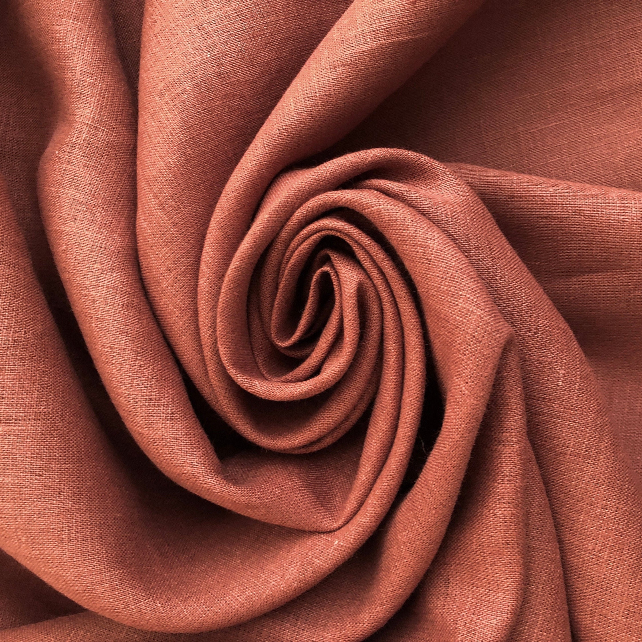 Brown Linen Fabric 100 Linen fabric Pure linen fabric Etsy