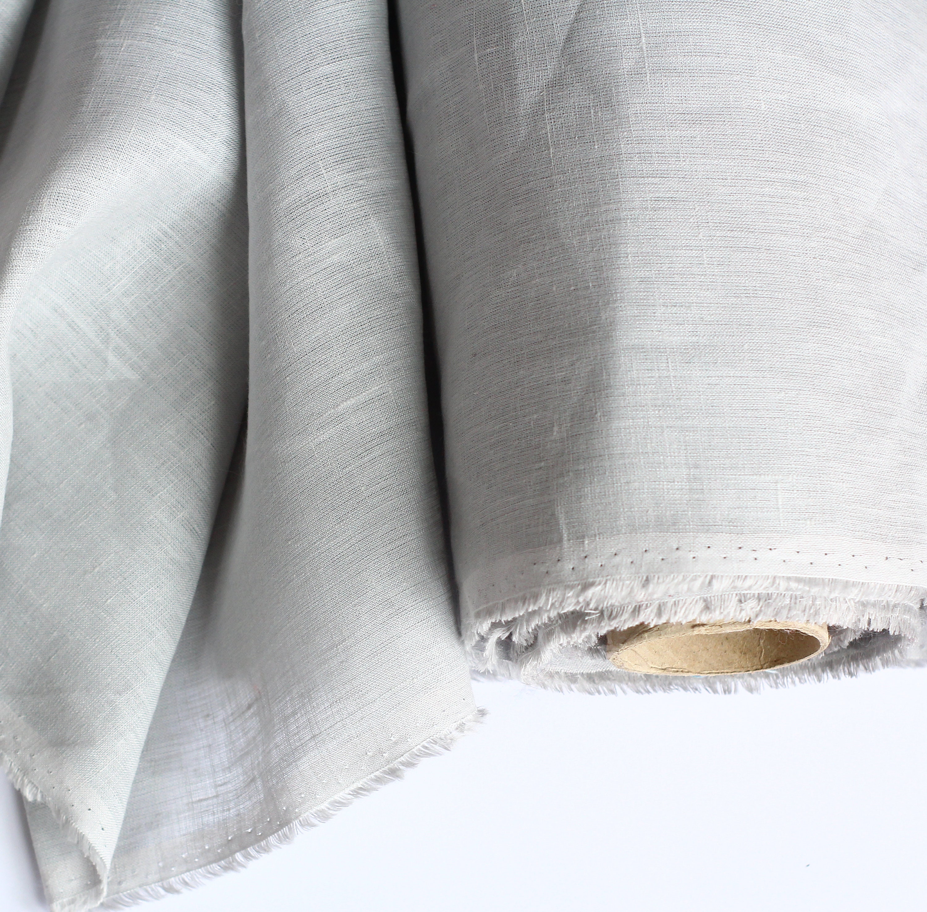 Extra wide linen fabric 260 cm/ 102 Light Gray linen Etsy
