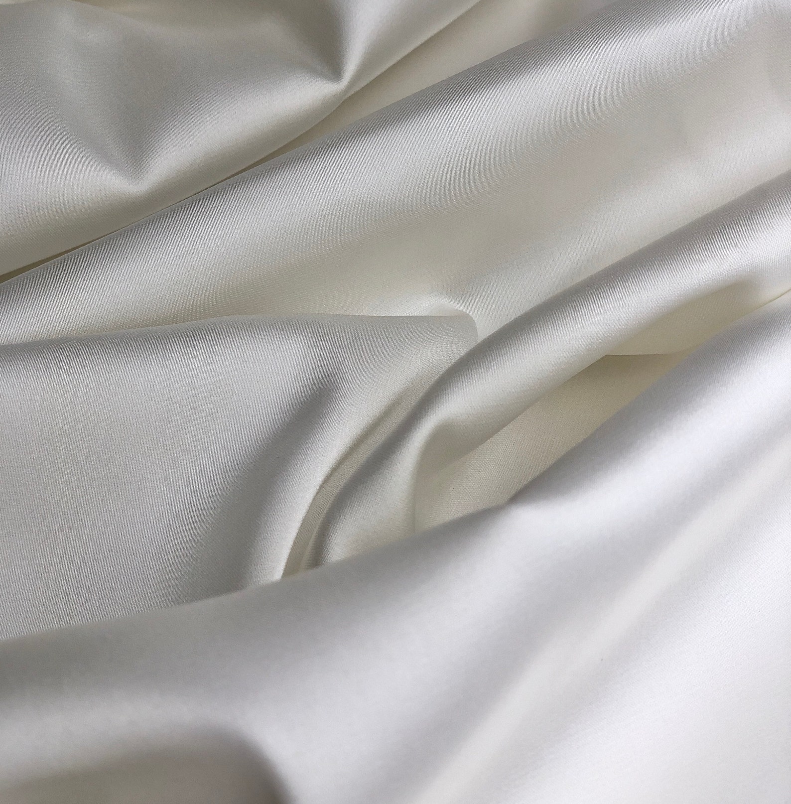 Milk Silk Satin Fabric Silk Fabric by the yard Wedding Silk Etsy