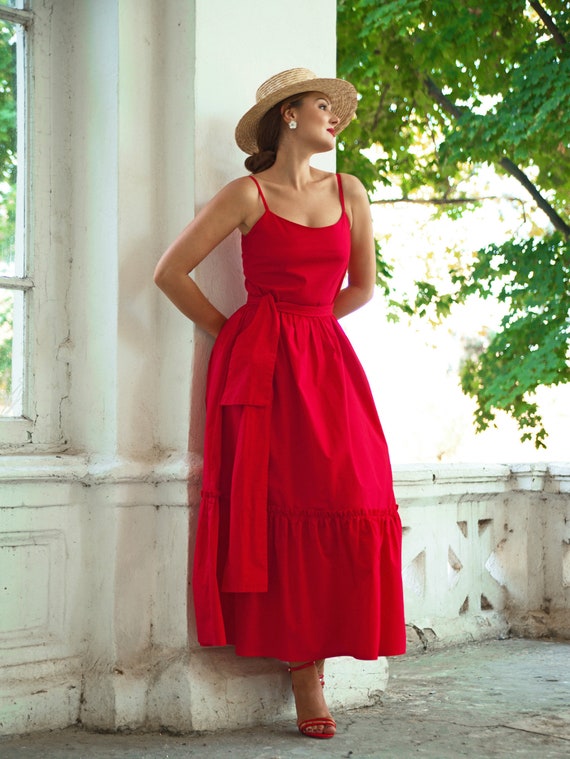 cotton maxi dress plus size
