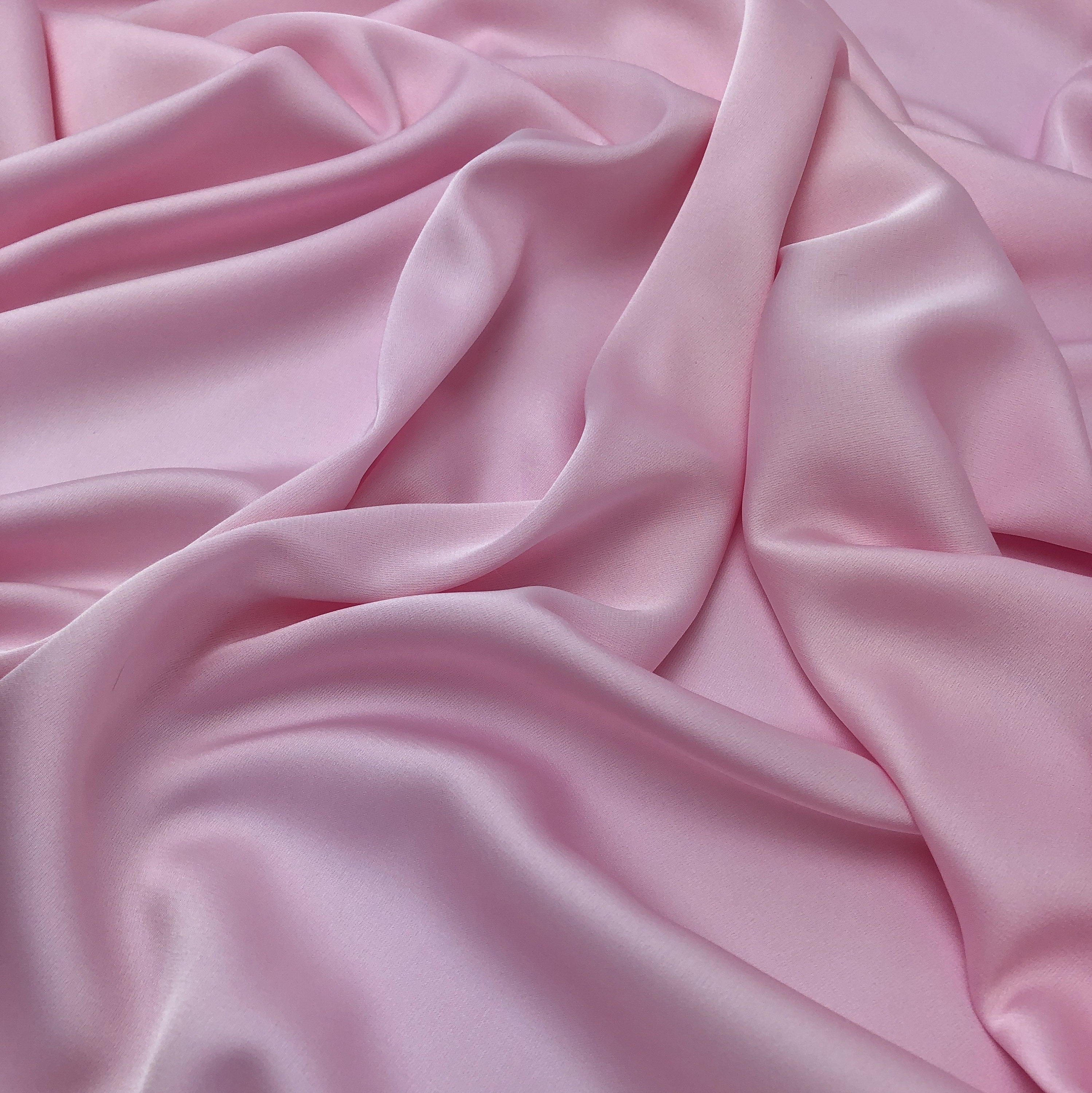 Pink silk satin fabric by the yard Lingerie and Dress Silk Etsy