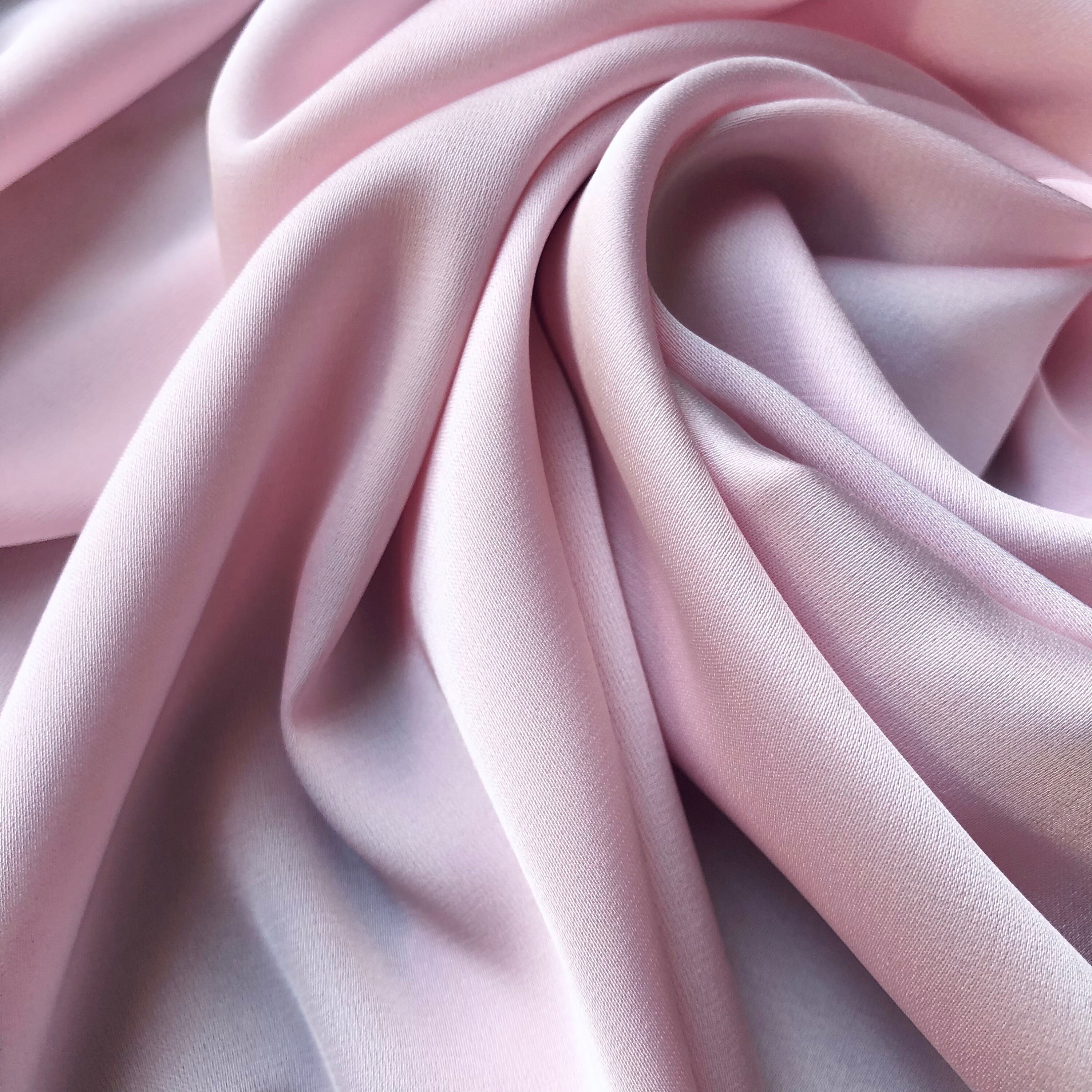 Light Pink silk satin fabric by the yard Lingerie and Dress Etsy