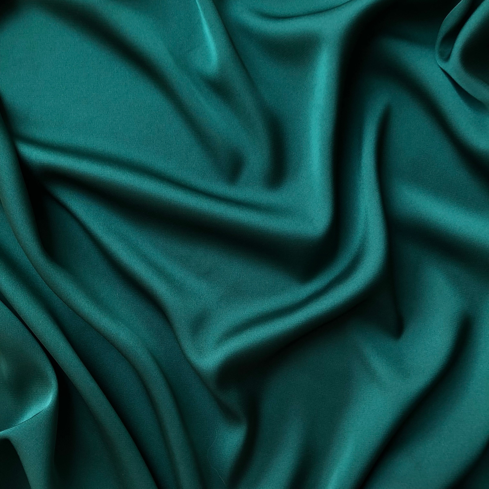 Emerald Green silk satin fabric by the meter Lingerie and Etsy