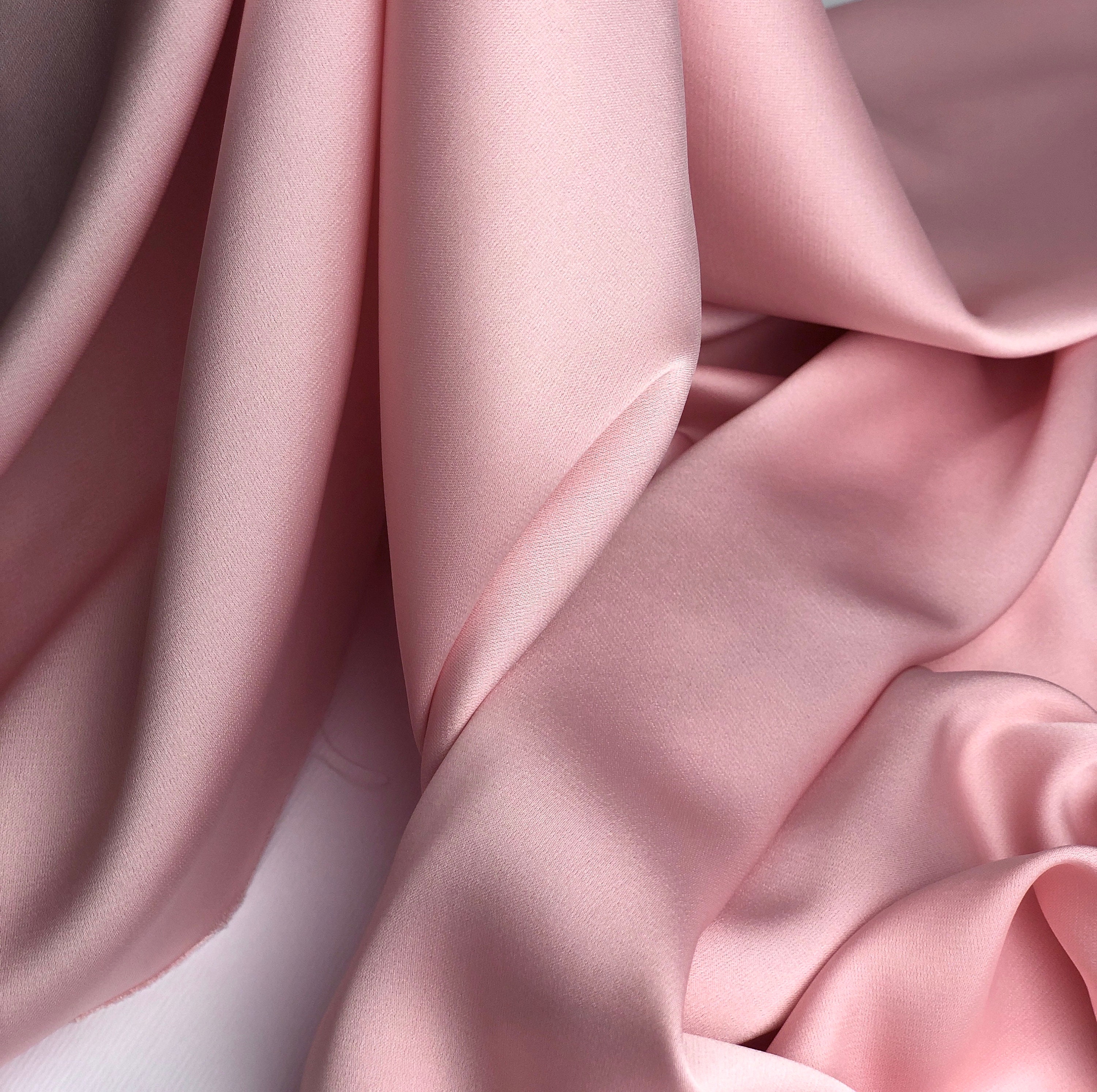 Ballerina Pink Silk Satin Fabric by the Yard Silk Fabric for Etsy