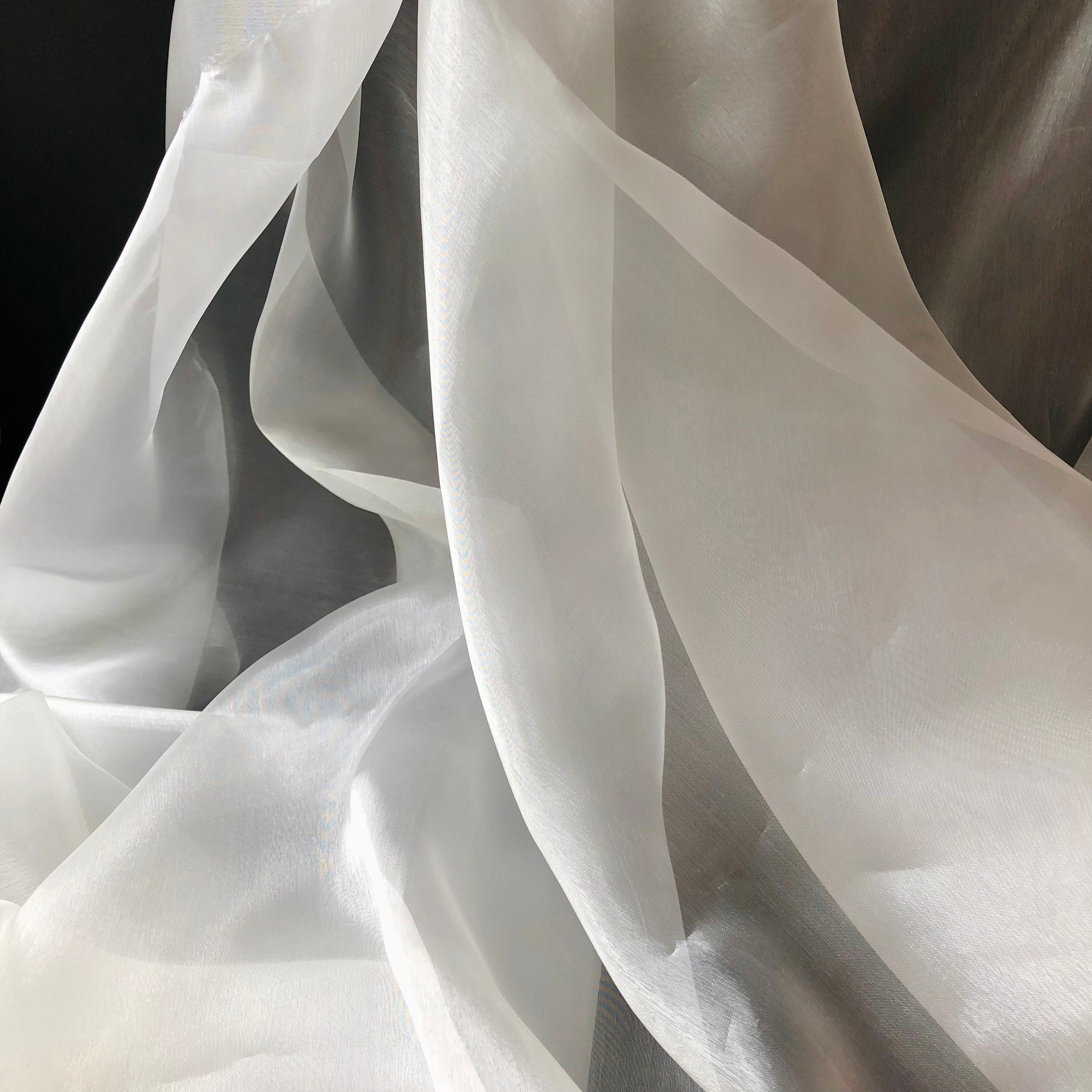 White Milk Organza Fabric Organza Fabric by the yard Wedding Etsy
