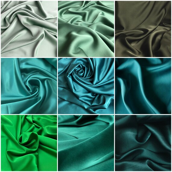 Soft silk satin fabric by the yard Lingerie and Dress Silk Etsy