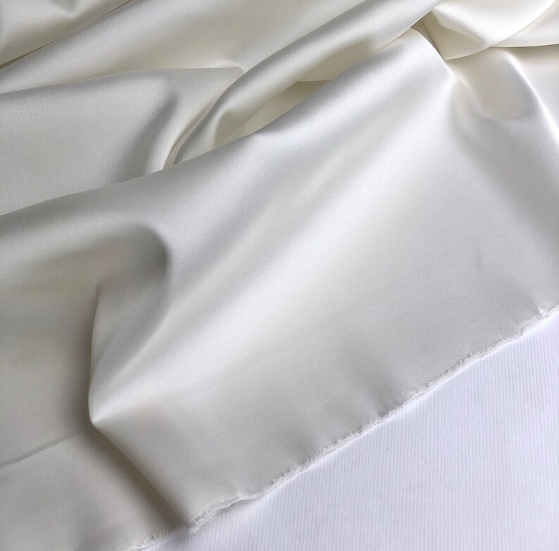 Milk Silk Satin Fabric Silk Fabric by the yard Wedding Silk Etsy