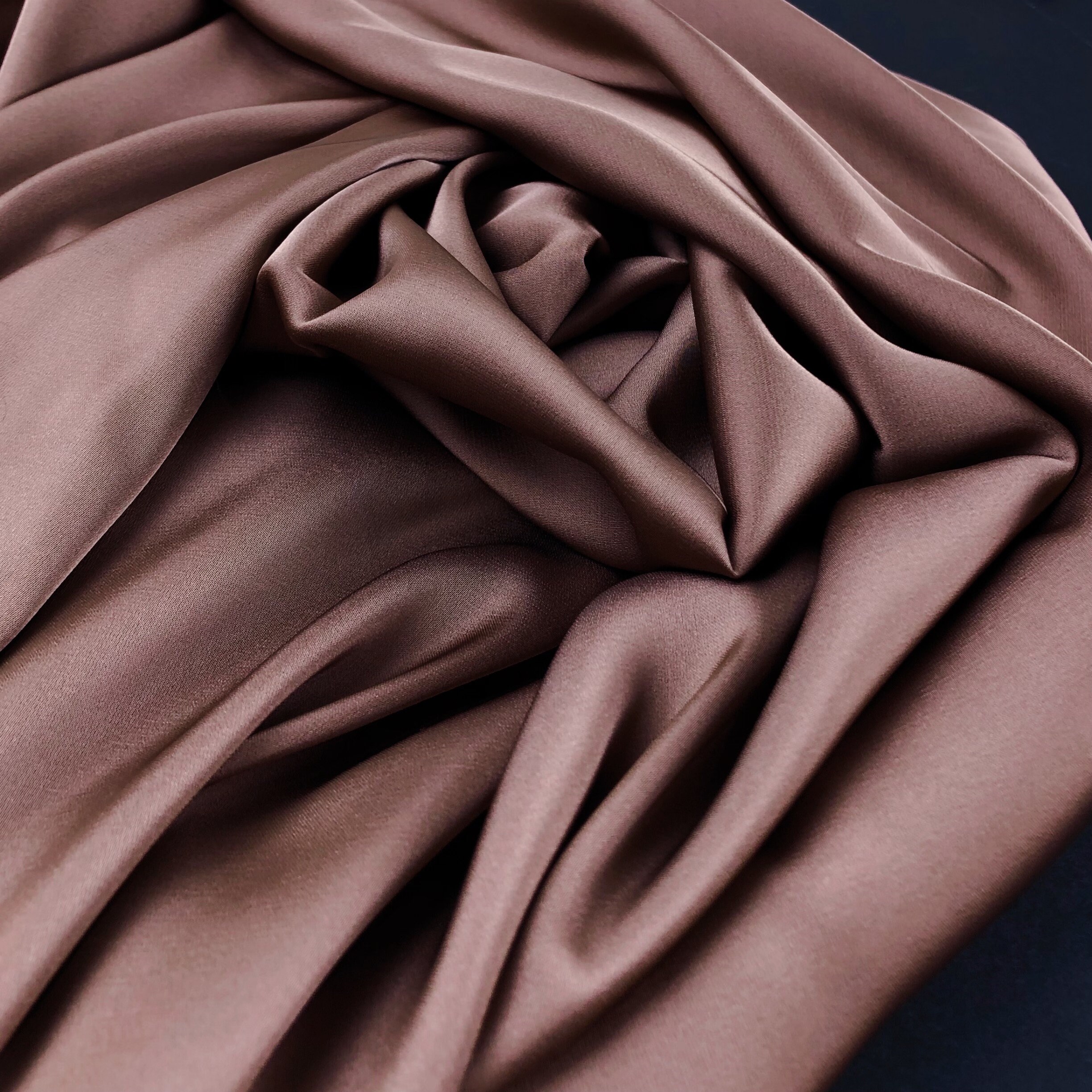 Milk Chocolate silk satin fabric by the yard Lingerie and Etsy