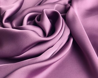 Royal Orchid Silk Wool Fabric main image 1