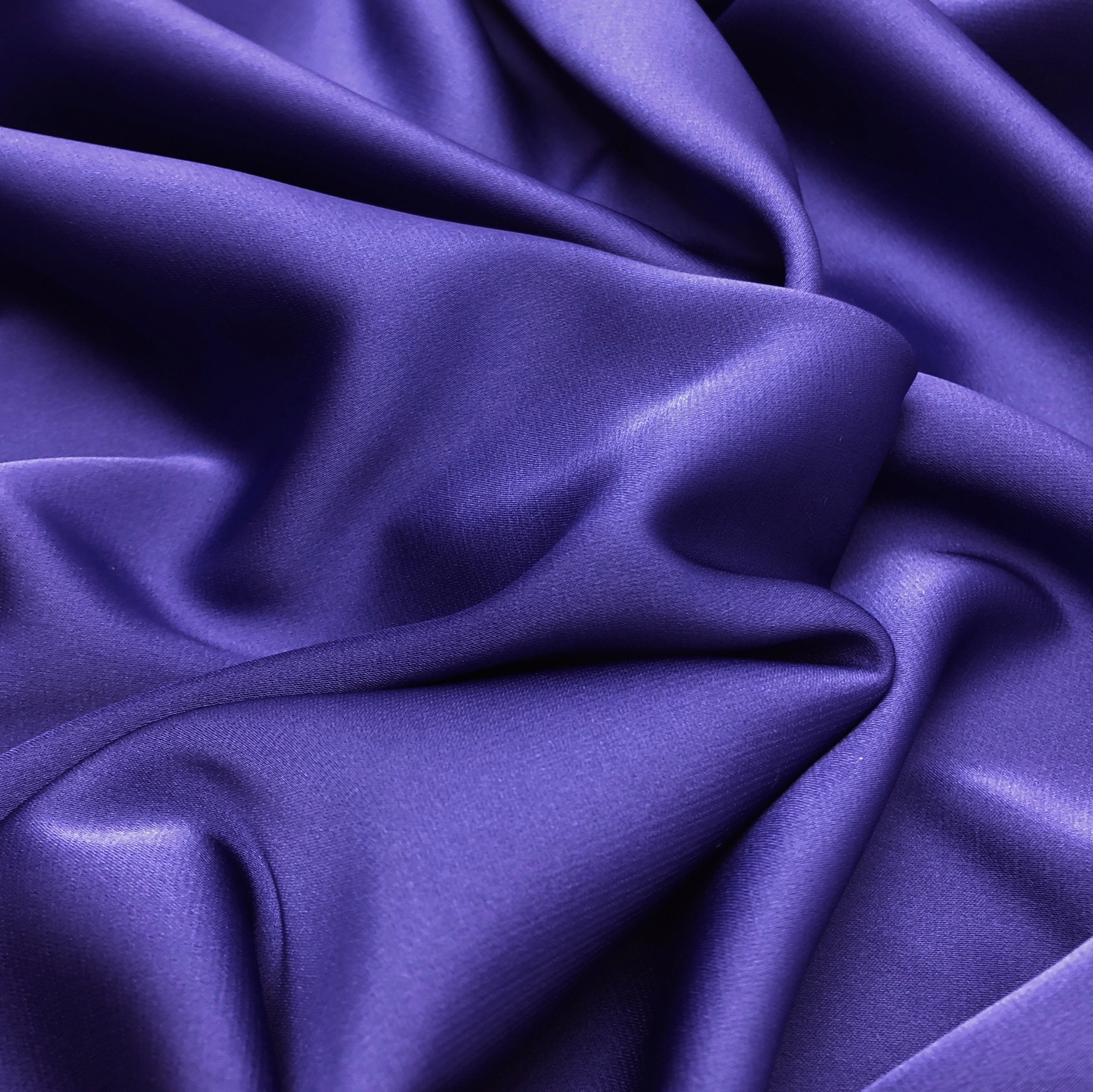 Ultra violet silk satin fabric by the meter Lingerie and Etsy