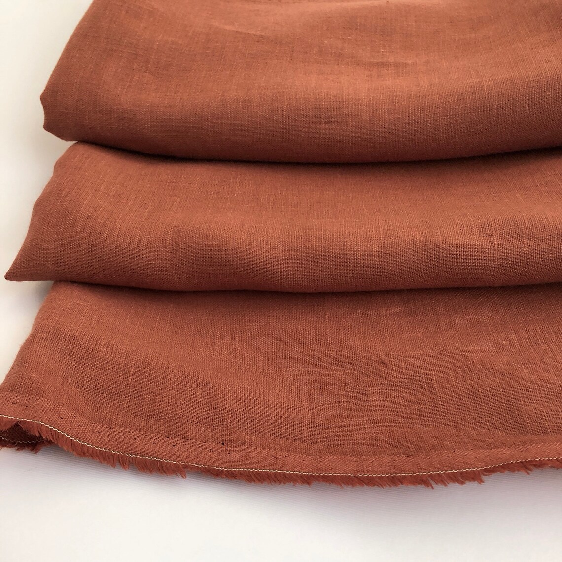Brown Linen Fabric 100 Linen fabric Pure linen fabric Etsy