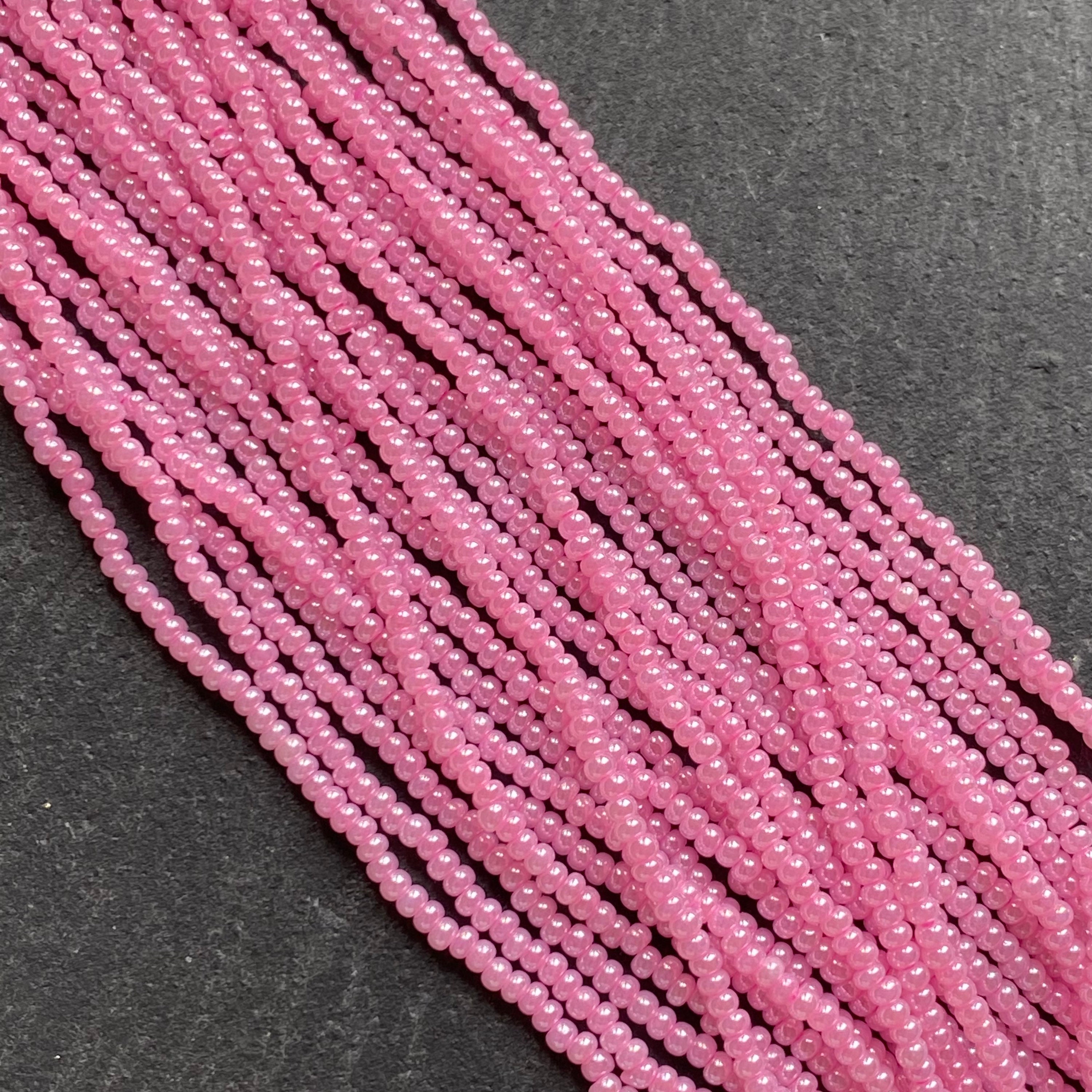 Pink Seed Beads 11/0 Preciosa Glass Seed Beads Tiny Seed Etsy