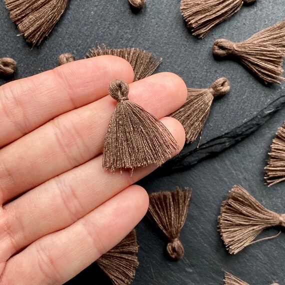 Light Brown 100pcs Cotton Tassels Wholesale Tassels Keychain Etsy