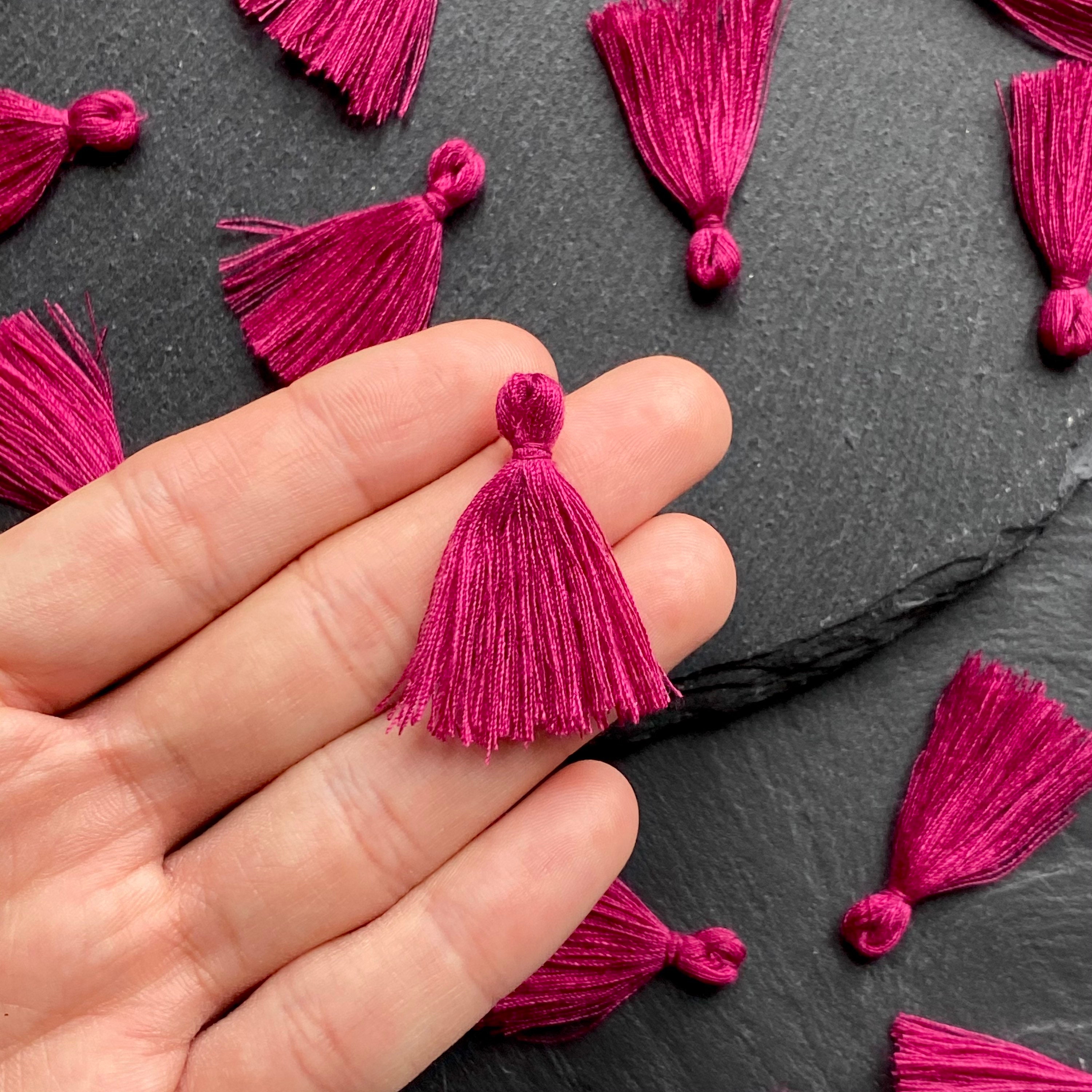 3cm Handmade Pink Tassels Cotton 100pcs Wholesale Tassels Etsy