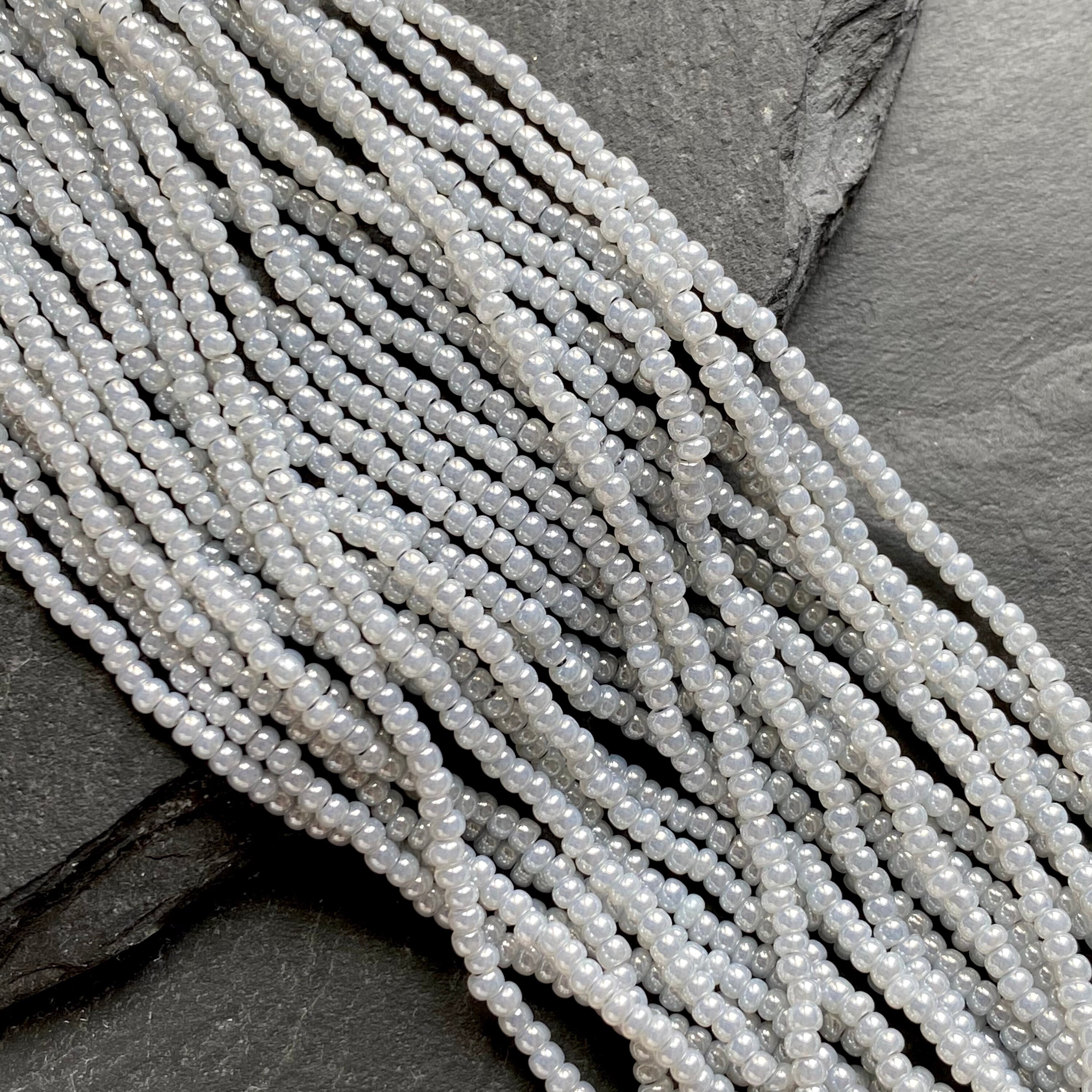 Pearl White Seed Beads 11/0 Preciosa Glass Seed Beads One - Etsy
