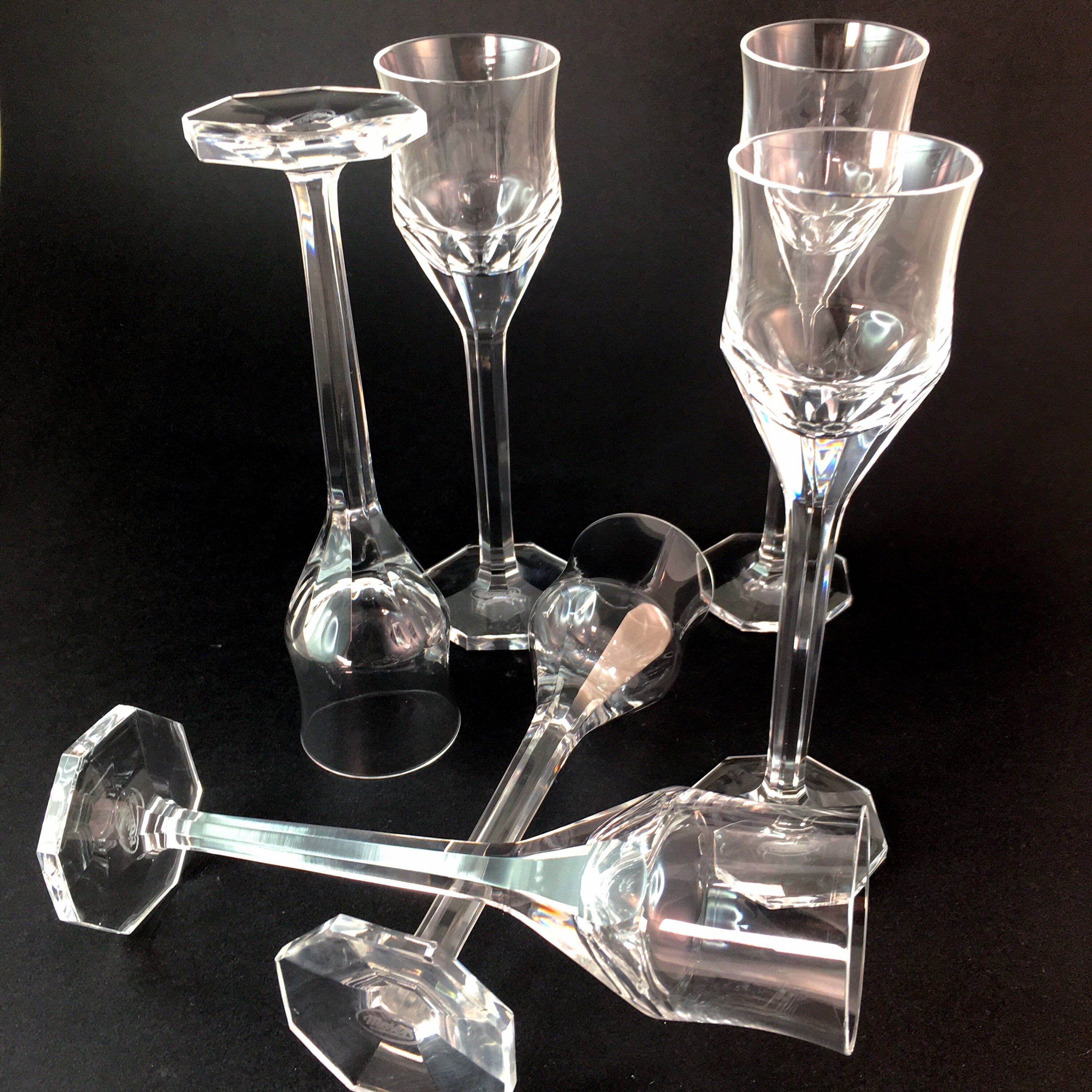 6 Moser Liqueur Glasses Etsy