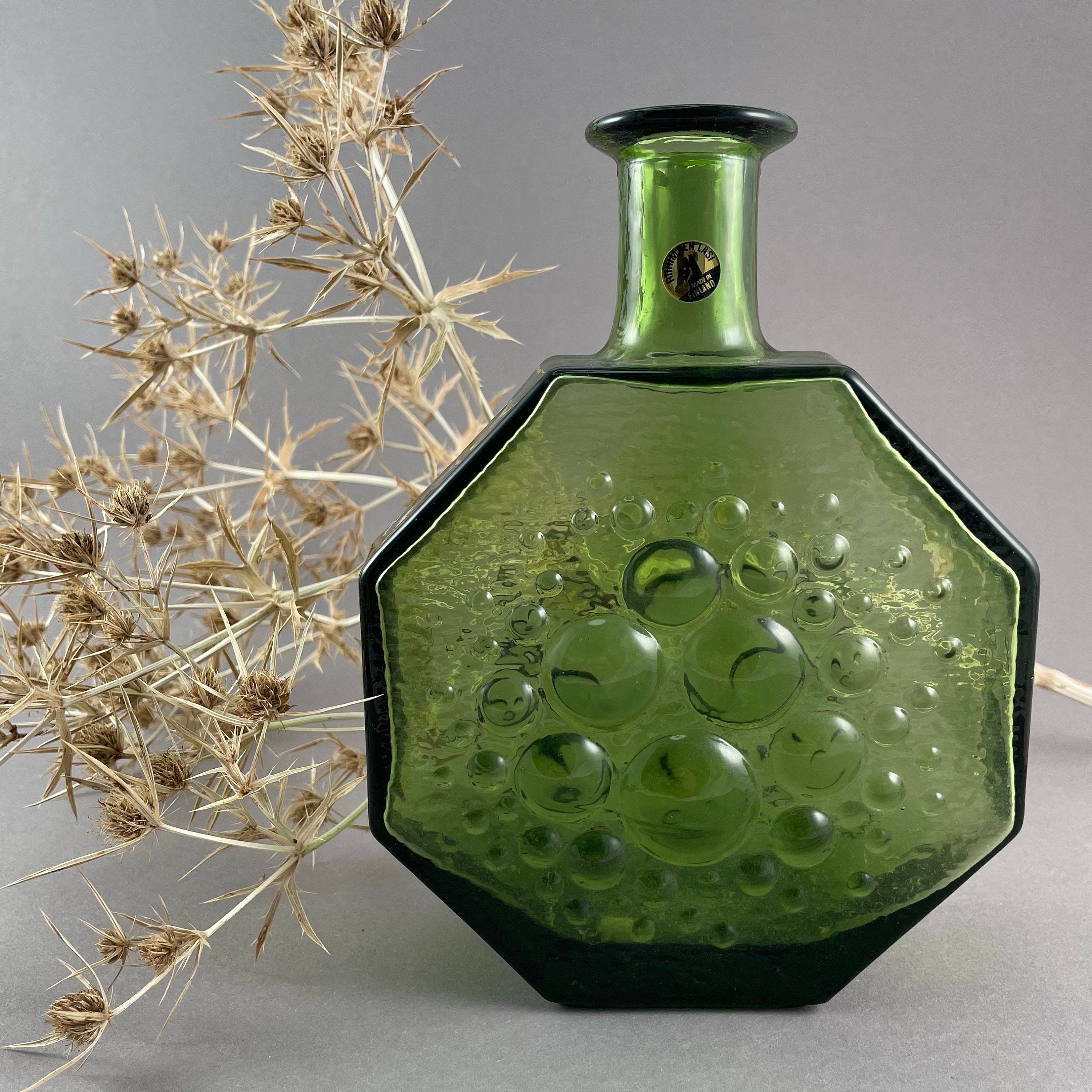 グラッポニアの花瓶 Riihimaen Lasi/Grapponia/ナニー・スティル グラッポニアボトル