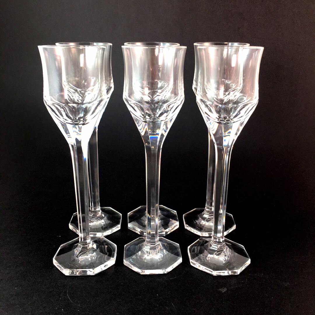 6 Moser Liqueur Glasses Etsy