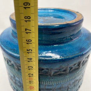 Aldo Londi vase, Rimini Blue, Bitossi ceramics image 7