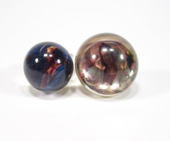 Holy 90s synthetic resin rings set of 2 pieces rou