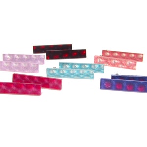 Hologram studs stripes 80s 31x6 mm the DZ company New York