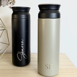 Personalised Stainless Steel  350-500ml Travel Thermos Tumbler
