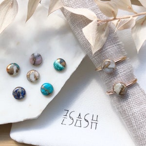 Copper Turquoise 14k Gold/Rose Gold Filled Ring