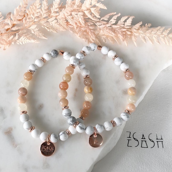 Etsy initial hotsell bracelet