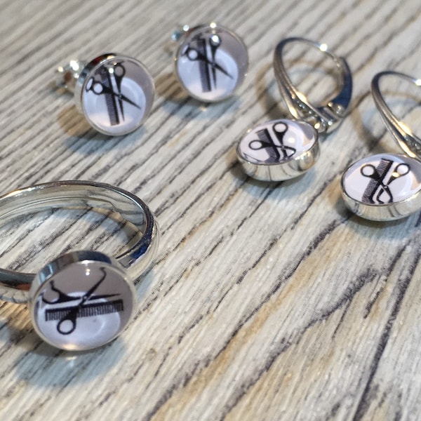 Hairdresser Ring Etsy