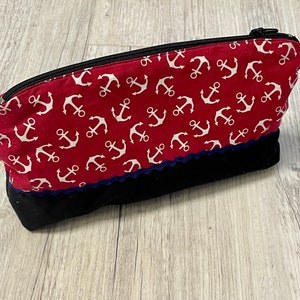 Anker maritim Kosmetiktasche Kulturbeutel Tasche Kulturtasche Waschtasche
