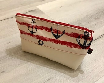 Anchor maritime cosmetic bag toiletry bag toiletry bag wash bag