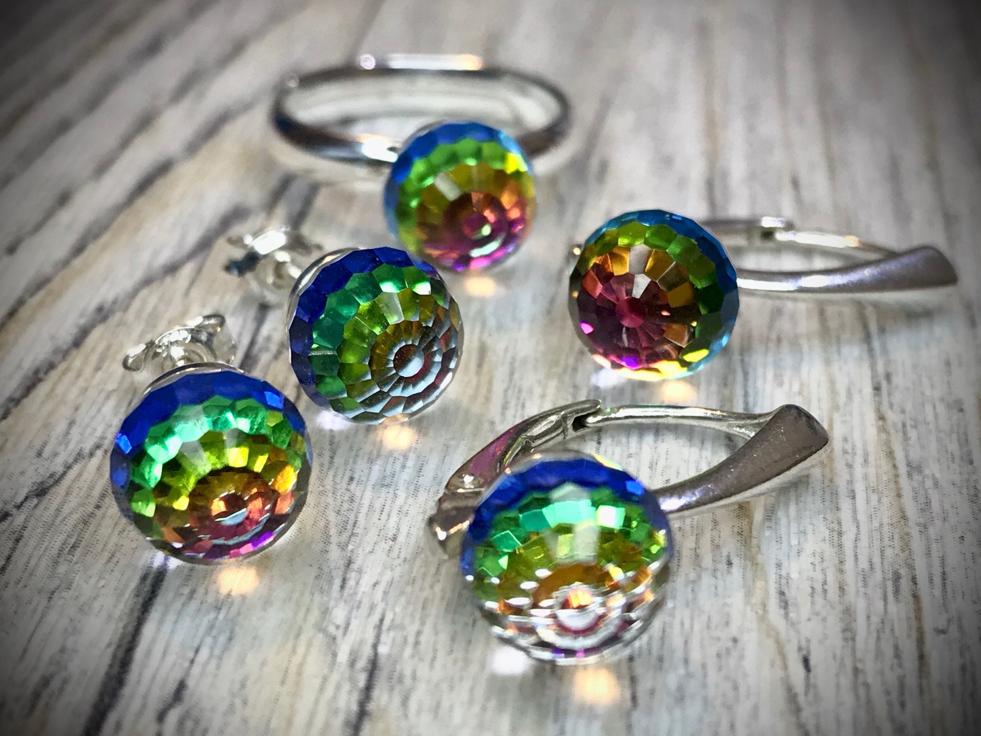 New Swarovski “Fire Ball” Earrings | Earrings, Drop earrings, Swarovski