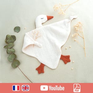 Modello PDF del piumino per bambini e video tutorial in francese