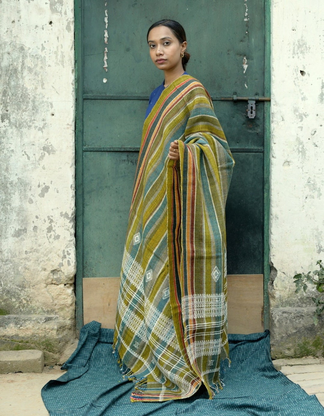 Hand Woven Wool Throw Blanket Etsy