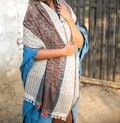Organic Handwoven Khadi Cotton scarf product logo
